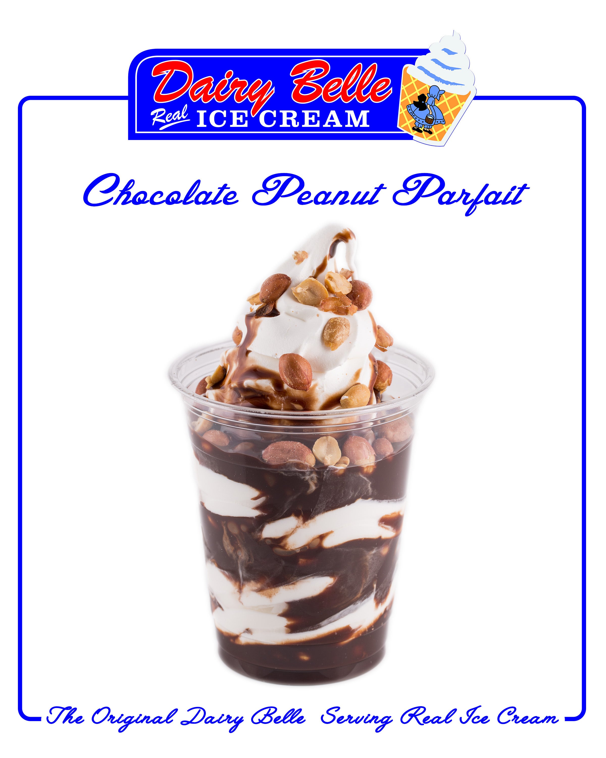 Chocolate Peanut Parfait Dairy Belle Ice Cream Store